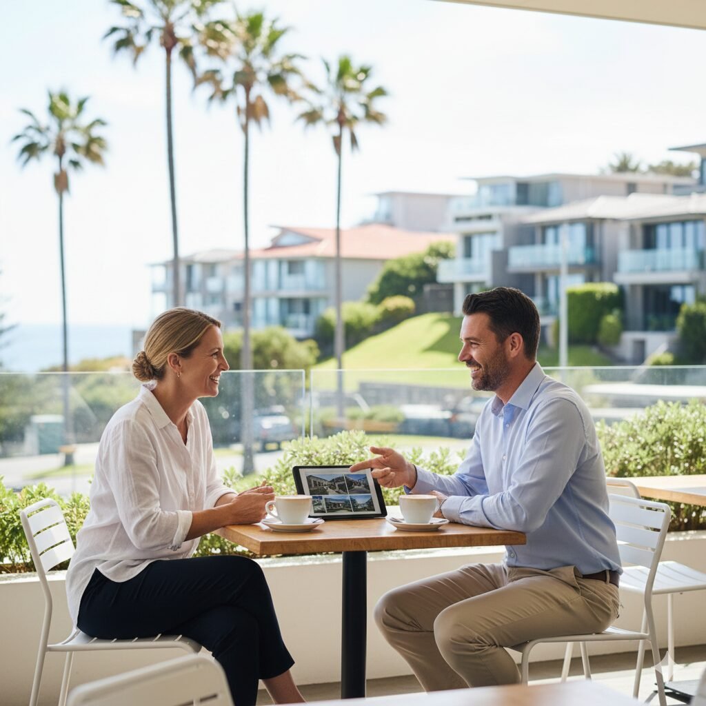 Professional real estate agents helping clients with property buying and selling in Erina.